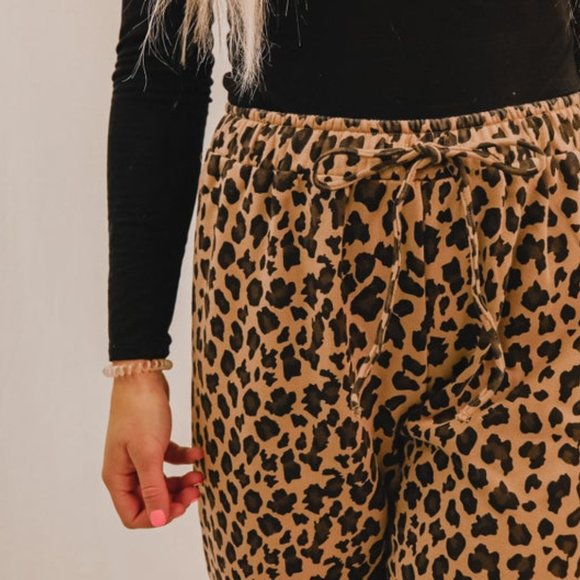 Leopard Sweat Pant - Picture 3 of 4
